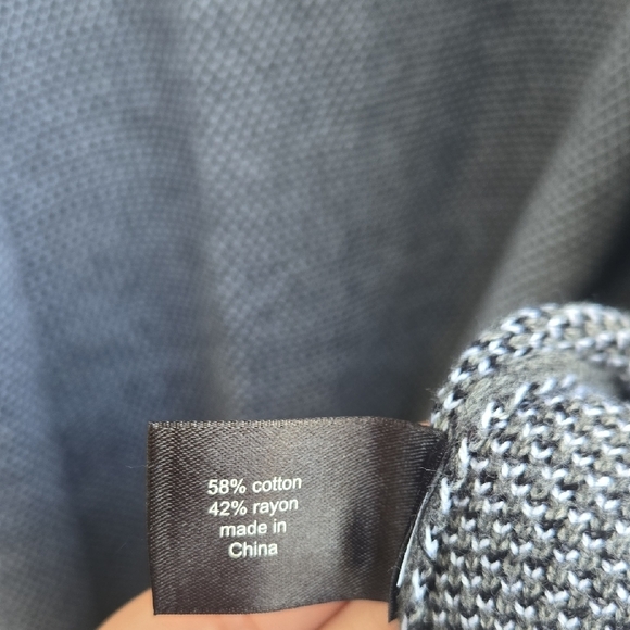 Lane Bryant Gray and Black Knit Cardigan - Picture 6 of 6